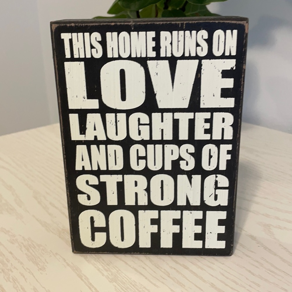 Decorative solid wood sign